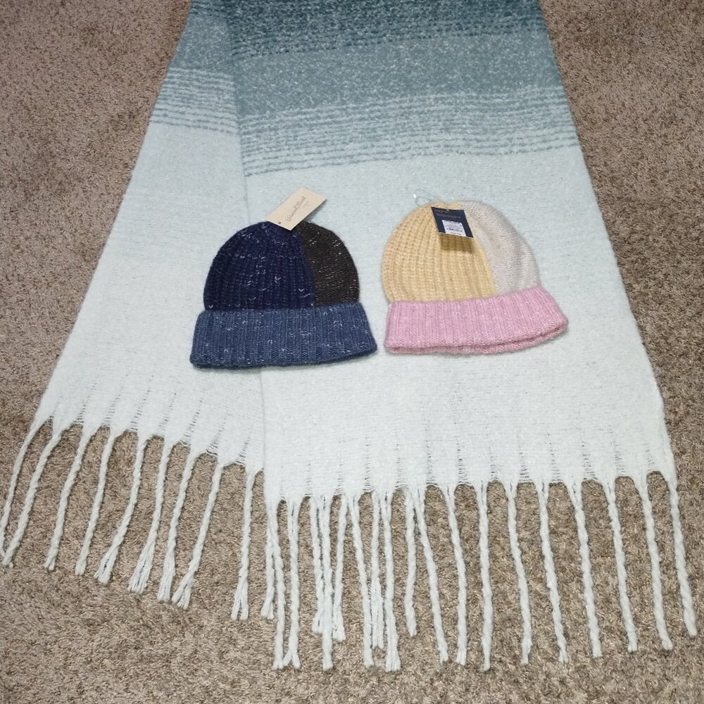 Brand NWT Universal Thread Stocking Hats Lot of 2. Retail $30.00.